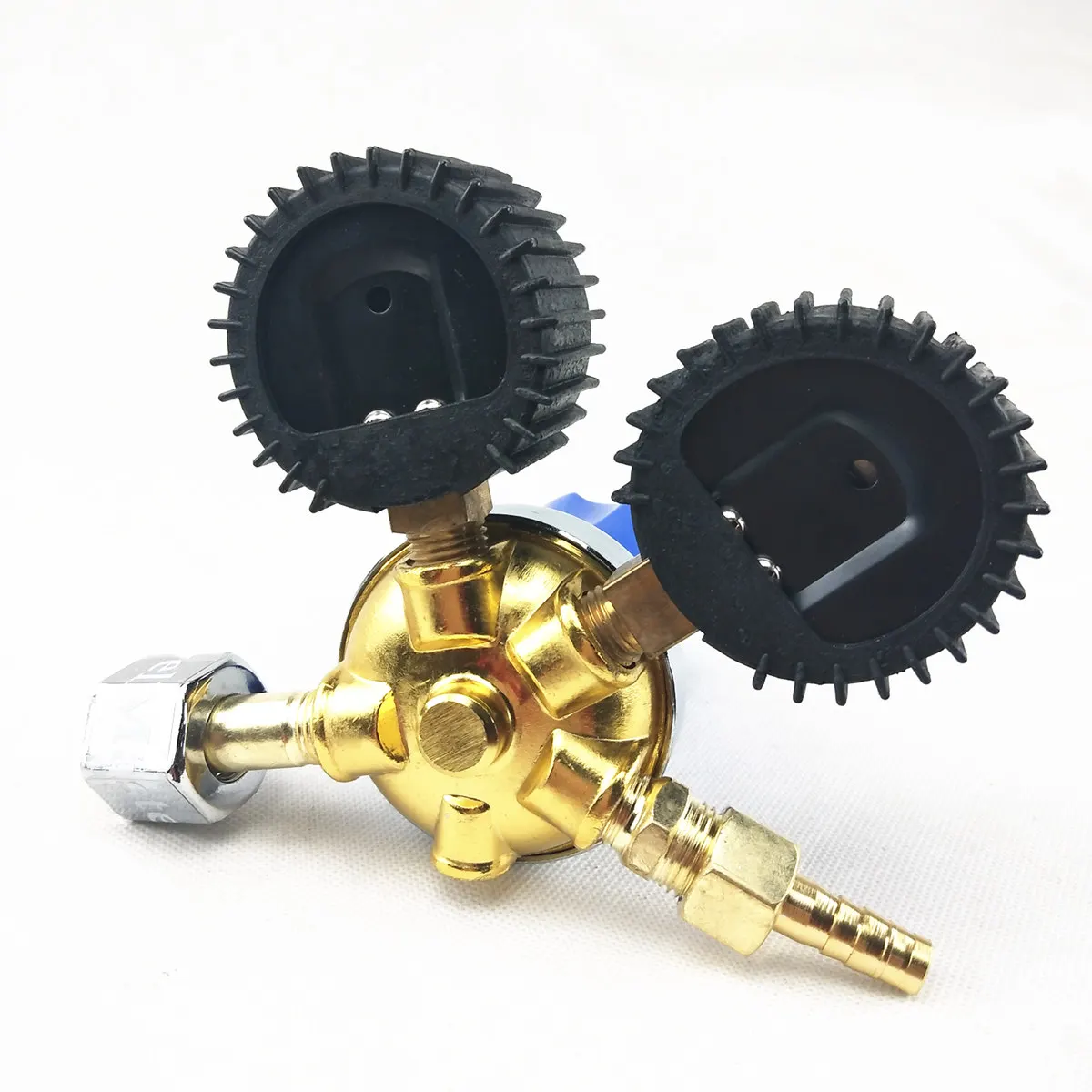 G5/8 Двойной манометр углекислый газ расходомер сварочный режущий регулятор