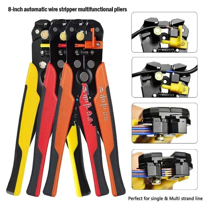 Плоскогубцы для зачистки кабеля инструменты ручные обжимные клещи 0 2 6 мм