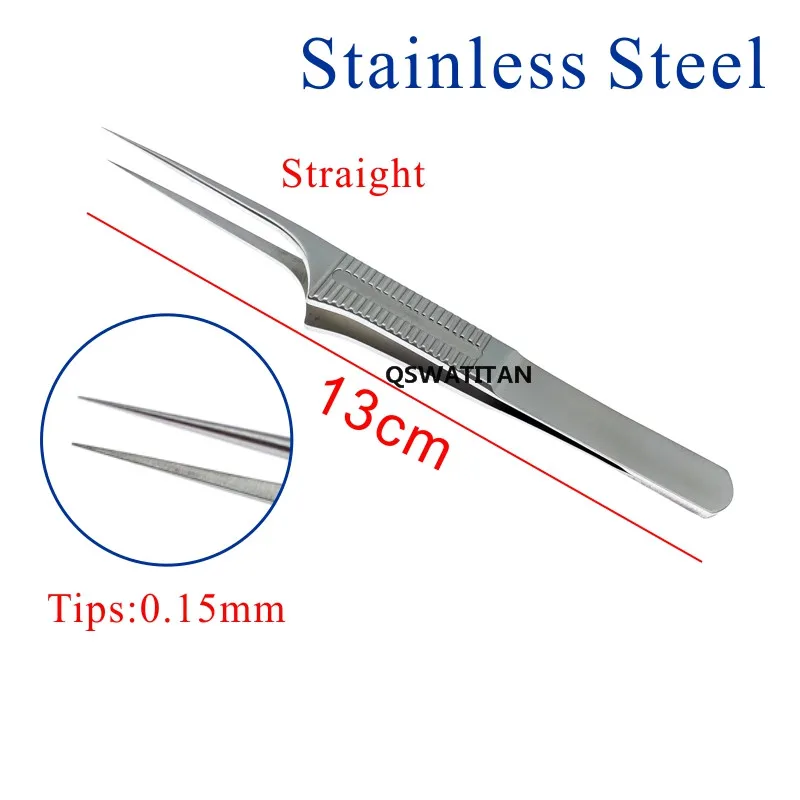 Нержавеющая сталь центры бесшовной пересадки волос щипцы 0 15 мм заколки для