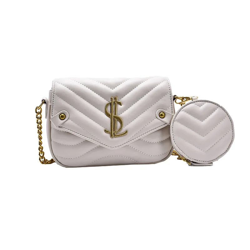 

Luxury Brand Female Bag Fashion High-quality Leather New Classic One-shoulder Square Crossbody Bags For Women Broadband Wallet