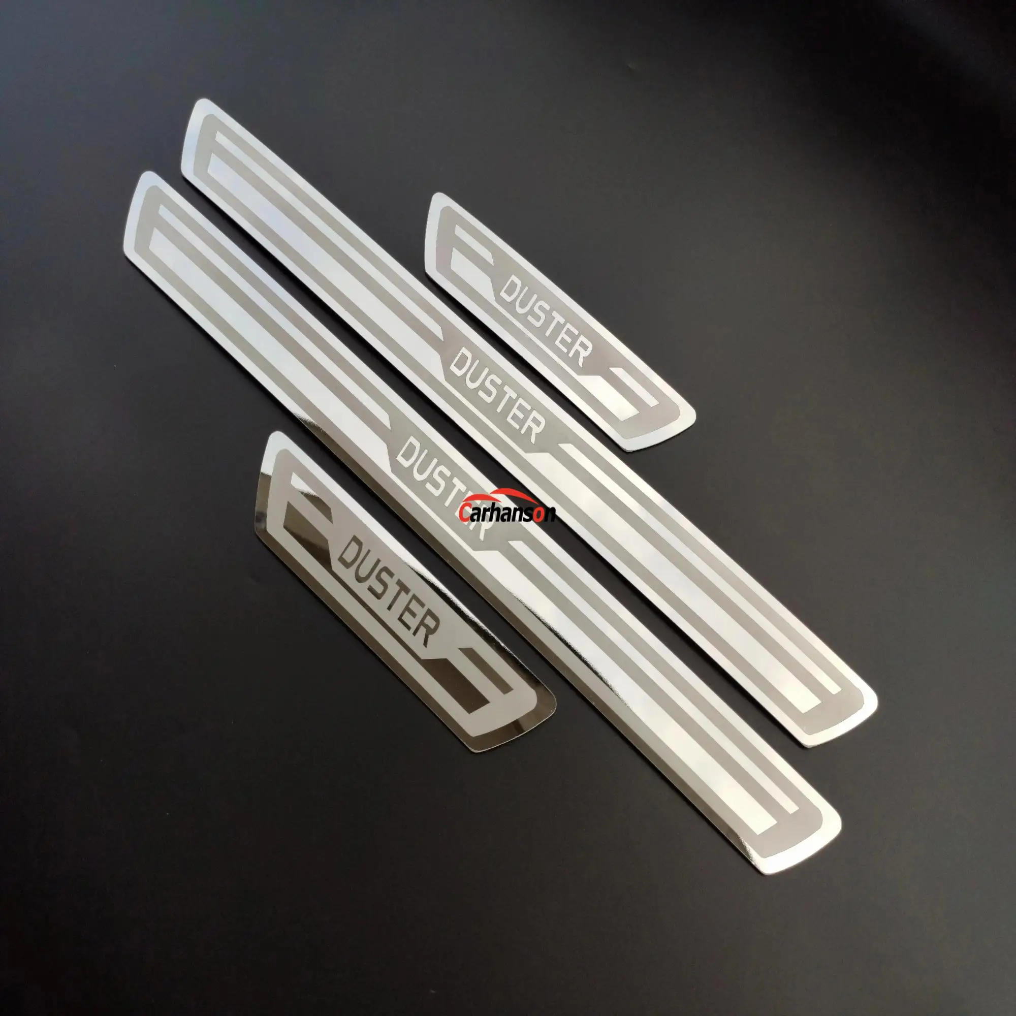 Стикеры для Renault Dacia Duster порога Нержавеющая сталь защитная накладка аксессуары