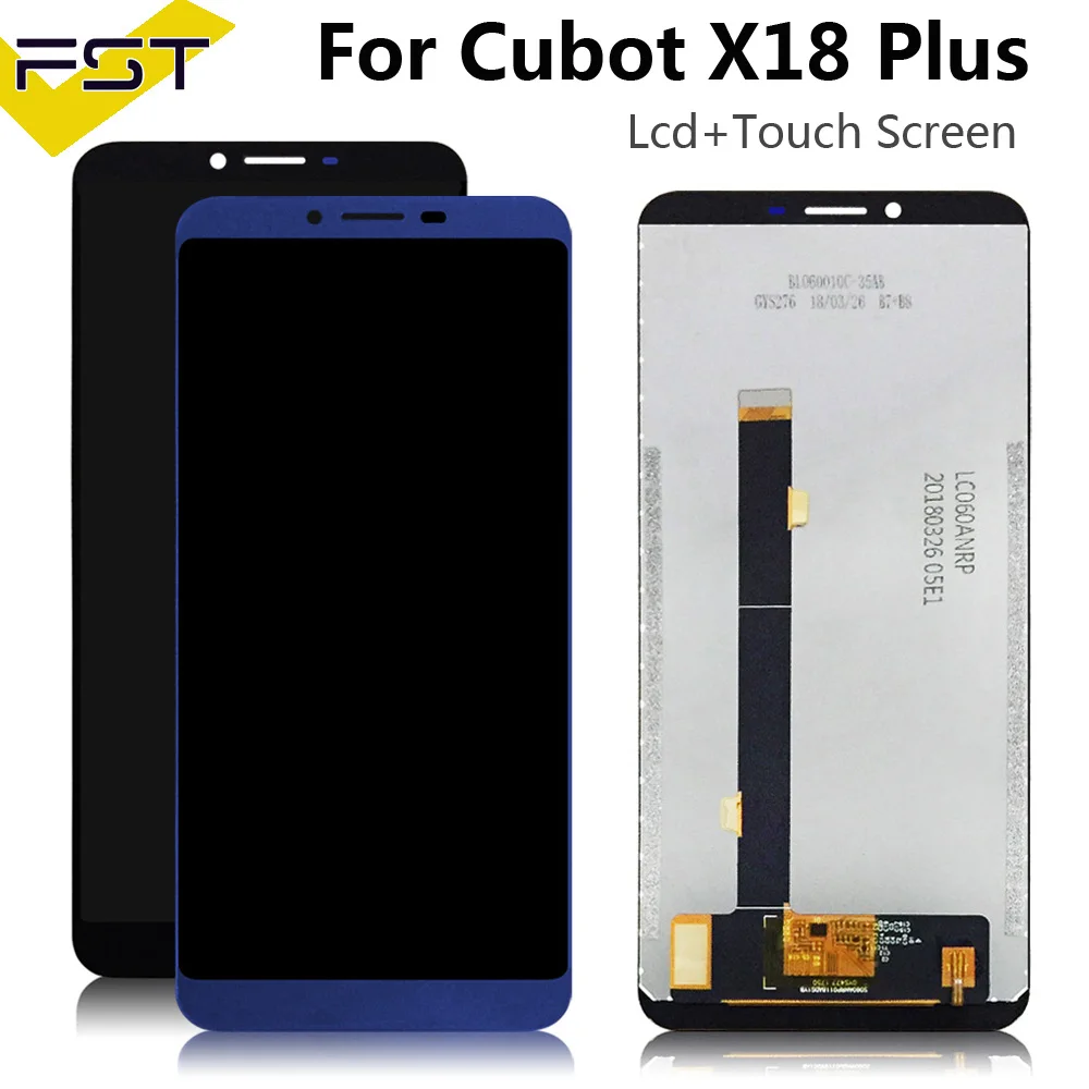 

Original Tested Well For Cubot X18 Plus LCD Display+Touch Screen Digitizer Assembly Spare Parts for cubot x18 lcd sensor+Tools