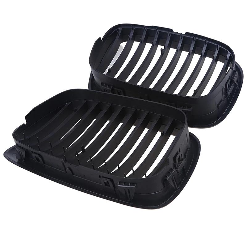 Posbay Автомобильная Передняя почечная матовая Черная решетка грили для BMW 5-Series E39