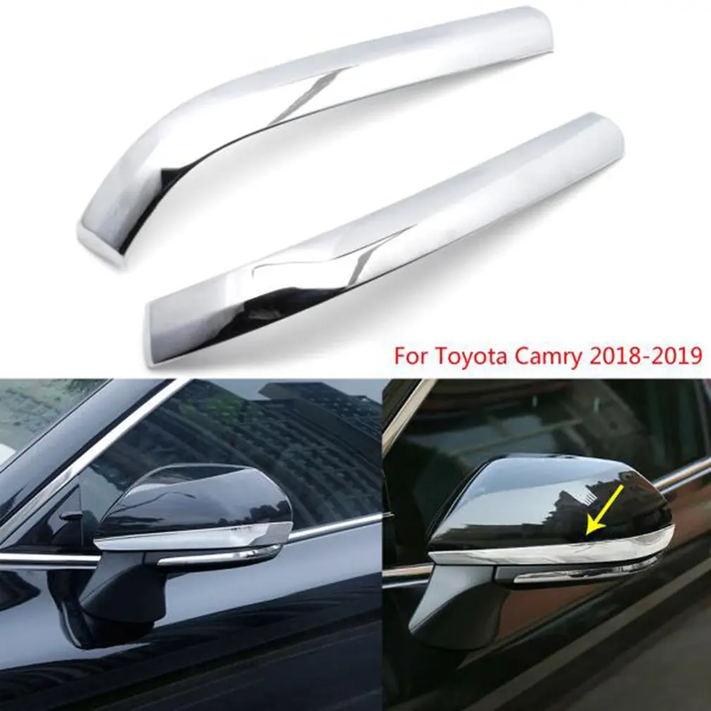 

Car Molding Chrome Trim For Toyota Camry 201-2019 Side Rearview Mirror Covers Molding Chrome Trim Car Accessories