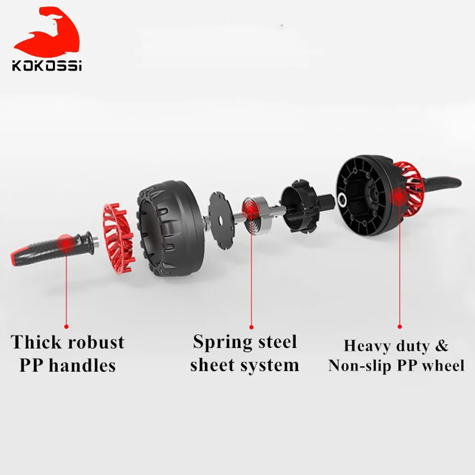 KoKossi ролик для брюшного пресса Упражнения Колесо Фитнес оборудование немой рук