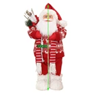 Рождественские украшения для дома 30 см кукла Санта-Клауса детские подарки украшения на окна Рождество 2021 домашний декор новый год 2022
