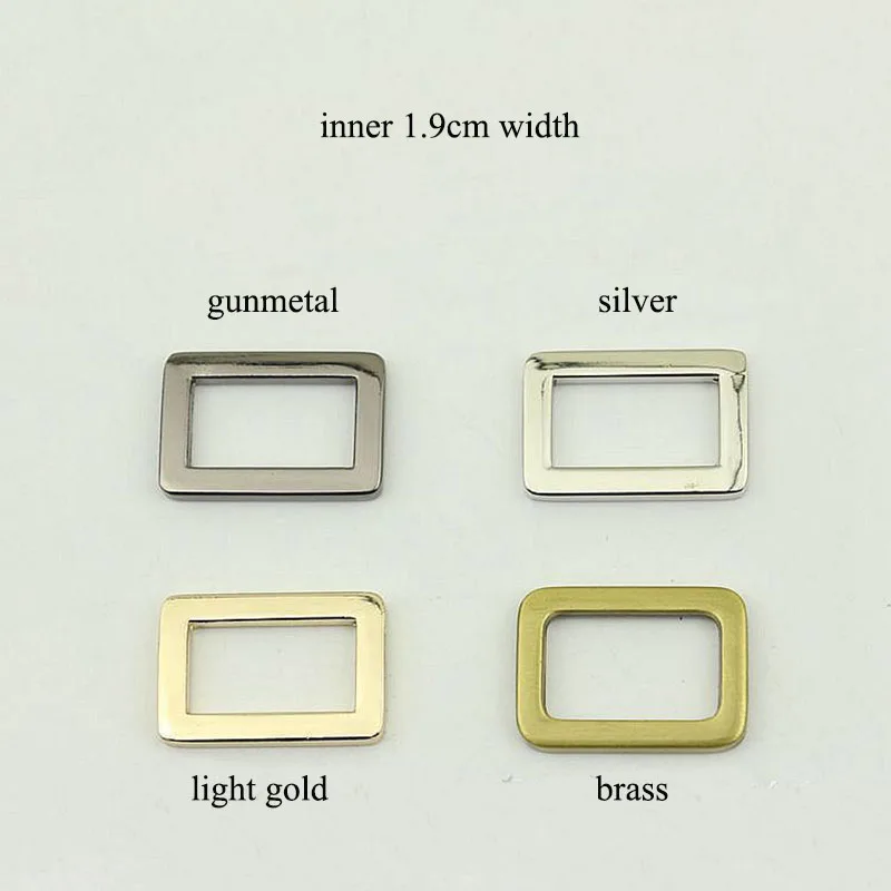 30pcs 19mm Metal Luggage Accessories O D Ring Bag Connect Rectangle Buckle DIY Backpack Leather Craft Strap Hang Decor Material images - 6