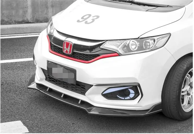 Комплект спойлера ДЛЯ Honda FIT JAZZ 2018-2019 задний спойлер из АБС-пластика для диффузор