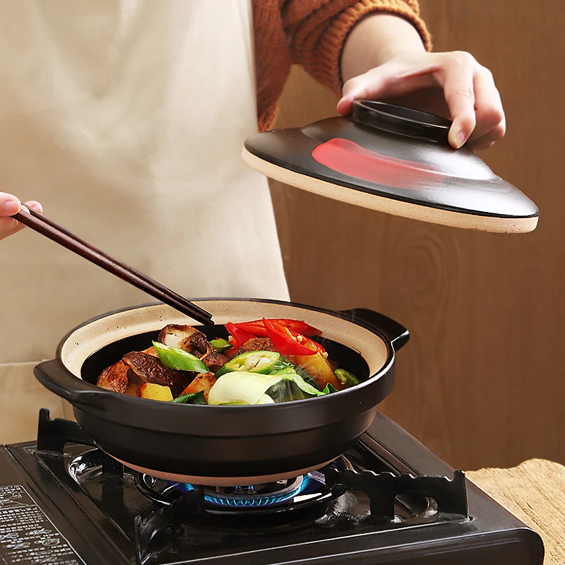 

1100ML Hot Selling Porcelain Stone Pot with High Temperature Resistance Korean Stone Pot Special for Mixing Rice and Soup