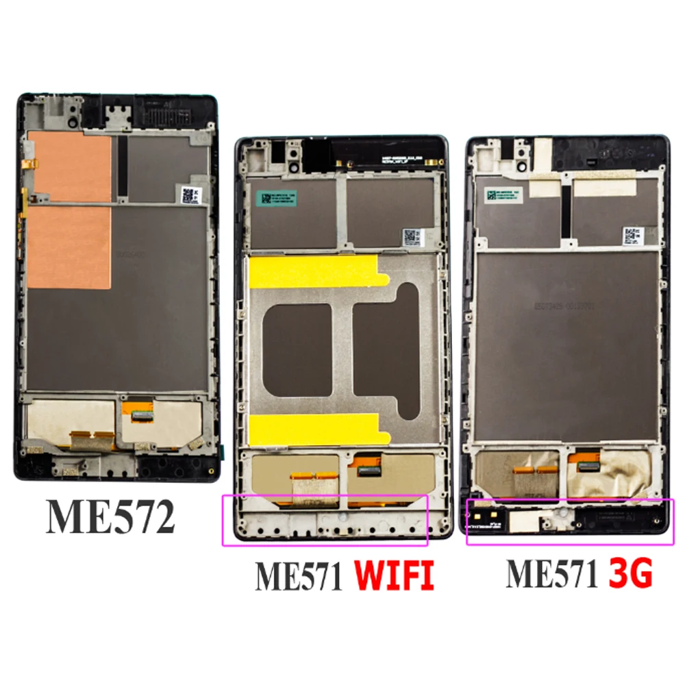 WEIDA для Asus Google Nexus 7 2nd Gen Nexus7 2013 ME571 ЖК сенсорный экран в сборе+ рамка ME571KL ME571K K008 ME572CL ME572 ЖК