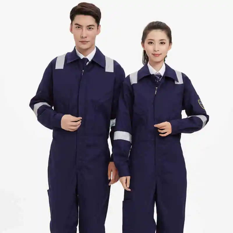 Антистатический комбинезон из 100% хлопка комбинезоны с отражающими полосками