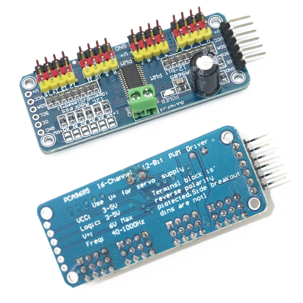1 шт для 16ти канального видеорегистратора 12 битная ШИМ/Servo Driver I2C интерфейсный