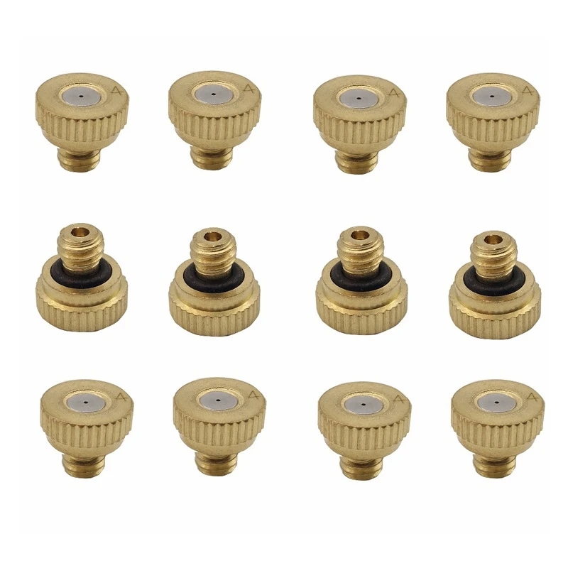 

Water Misting Cooling System Kit Summer Sprinkler Br Nozzle Outdoor Garden Park Plants Spray Hose Watering