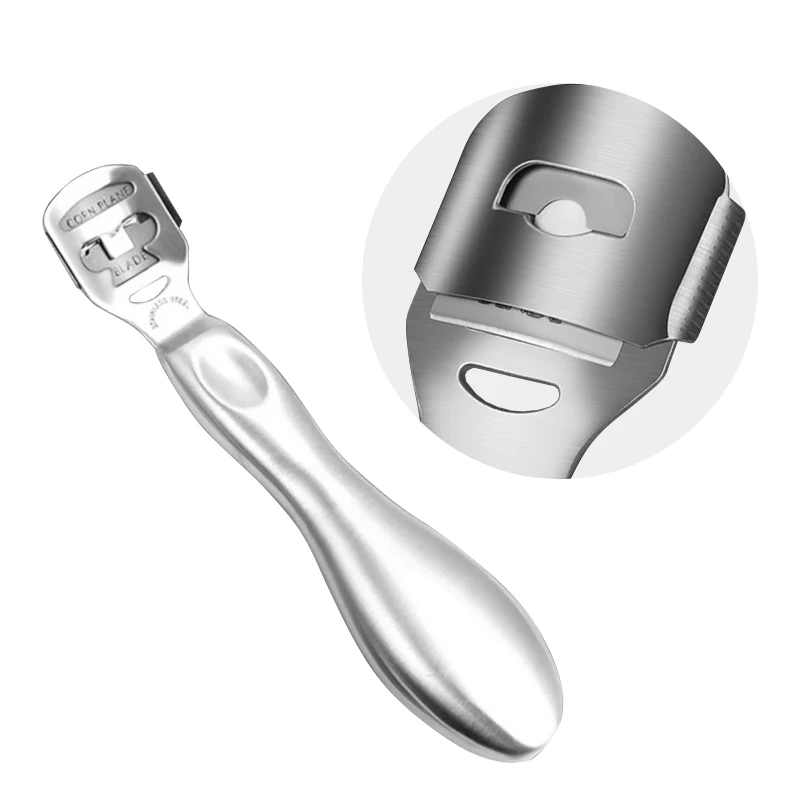 Лезвия для бритья из нержавеющей стали Рашпиль ногтей инструменты маникюра