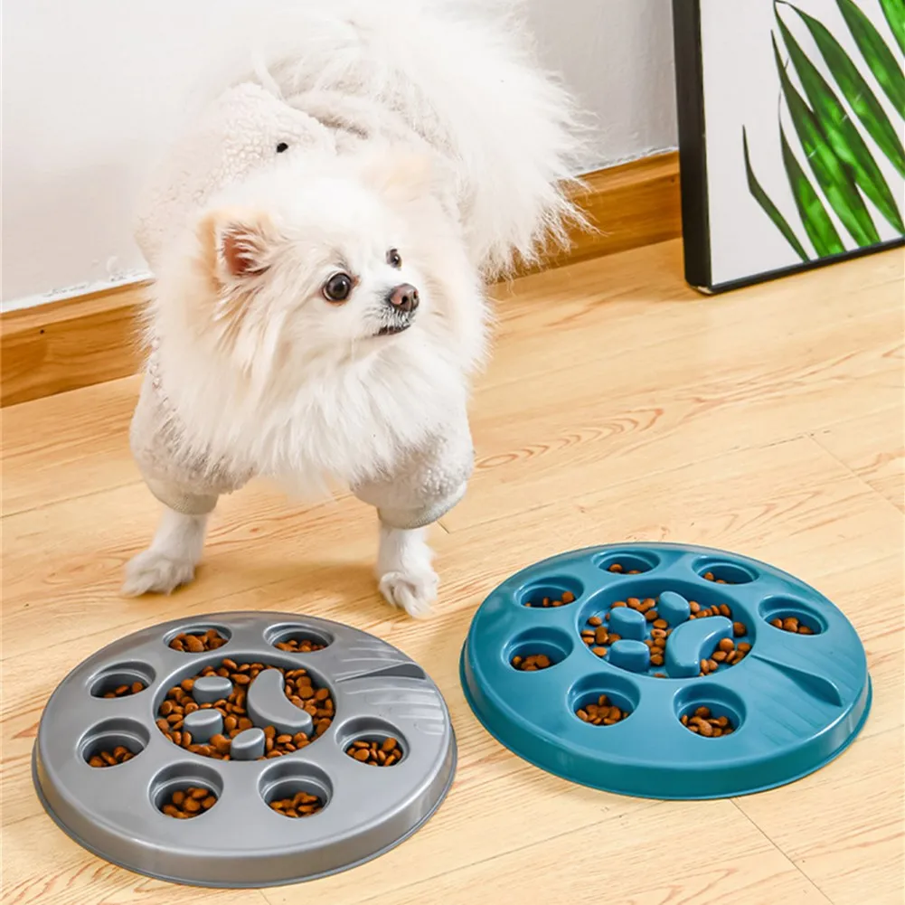 Чаша-головоломка для кошек и собак предотвращающая ожирение питатель домашних