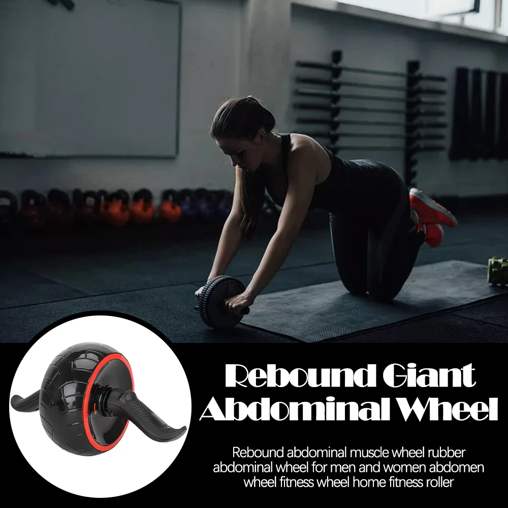 

Abdominal Exercise Roller Ab Training Wheel Home Gym Fitness Equipment Abdominal Workout Machine Outdoor Indoor