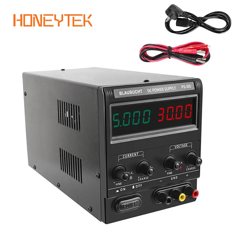 Новейший 4-значный импульсный источник питания лабораторный постоянного тока 30 в