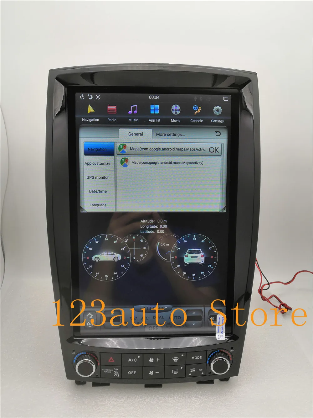 12,1 ''вертикальный Tesla стиль Android 8,1 автомобильный DVD gps плеер для infiniti QX50 QX50L EX25 EX35 2010- Радио Навигация
