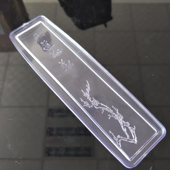 1 шт. бамбуковая Закладка формы DIY Carft смолы Expoxy для Подвески Изготовление