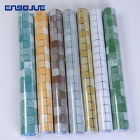 self adhesive kitchen oil decorative film bathroom wall sticker balcony waterproof wallpaper mosaic aluminum foil tiles stickers
