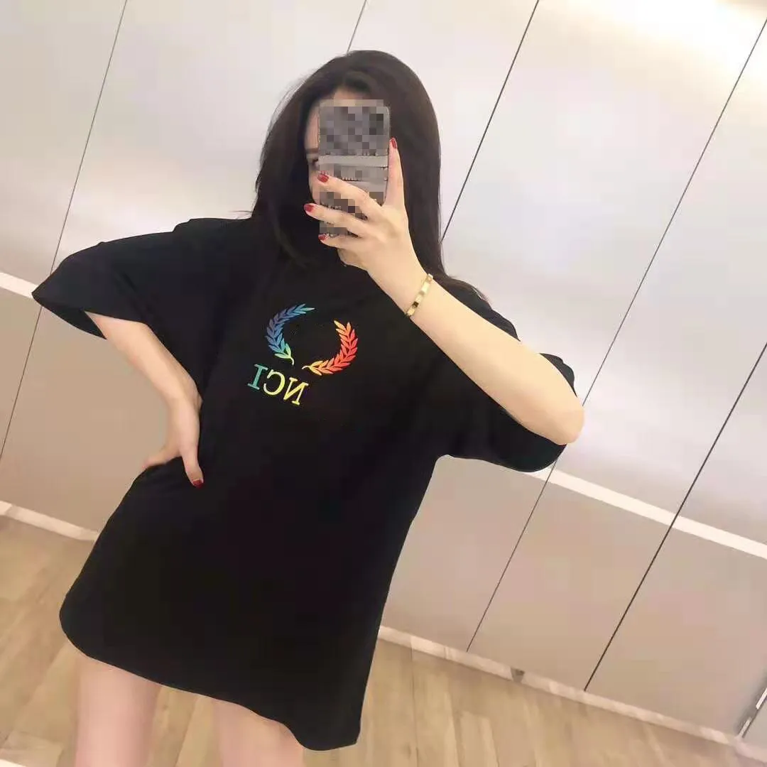 Новая повседневная Однотонная футболка для женщин и мужчин летние мужские