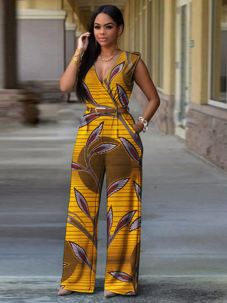 

Orange Ankara African Print Fabric Wax Textile Wholesale African Art 6 yards Y-141