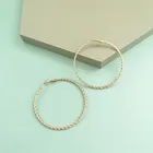 Серьги-кольца женские Геометрические, 70 мм, 2020