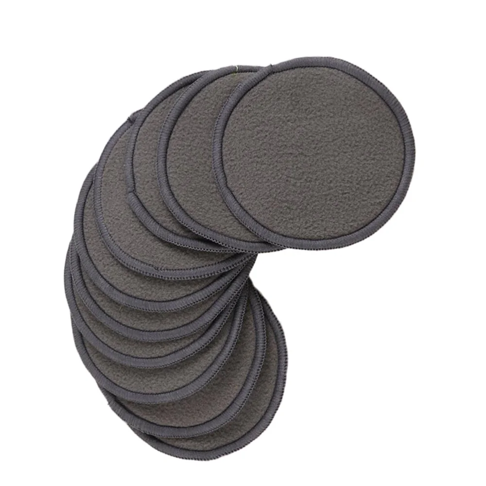 

16pcs Bamboo Carbon Fiber Makeup Remove Pads Reusable Face Cleaning Pads for Girls