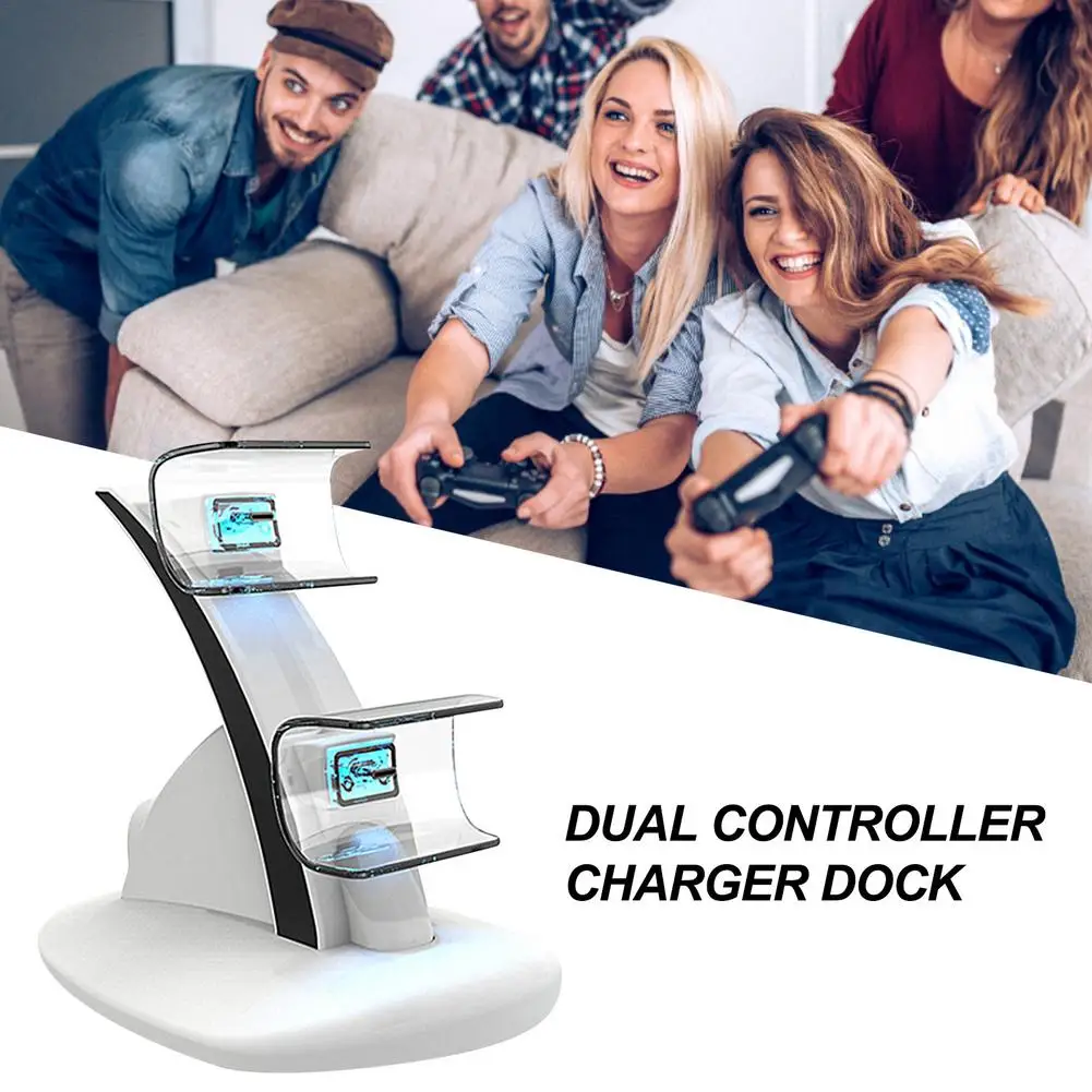 Dual USB Charger Dock Stand DC 5V Game Controllers Fast Charging Station Handle Base For Sony Play 5 PS5 | Электроника