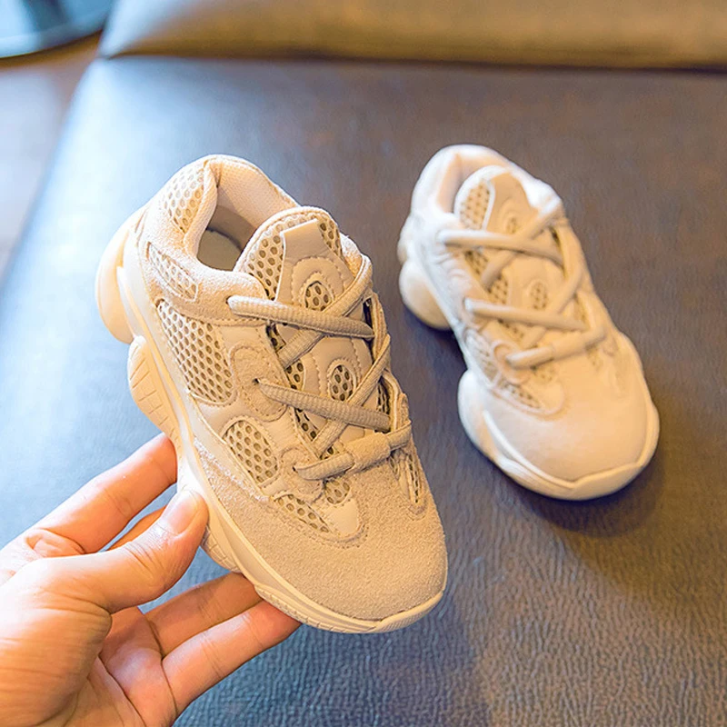 

Кроссовки детские дышащие сетчатые, мягкие Нескользящие, повседневная спортивная обувь для мальчиков и девочек, обувь для папы, весна-лето