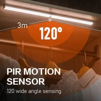 led night light motion sensor wireless usb rechargeable night lamp for kitchen cabinet wardrobe lamp bedroom fixture
