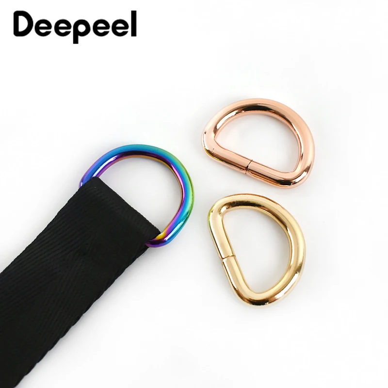 10 шт. Deepeel 25 мм металлические круглые кольца-пряжки тесьма застежка сделай сам для