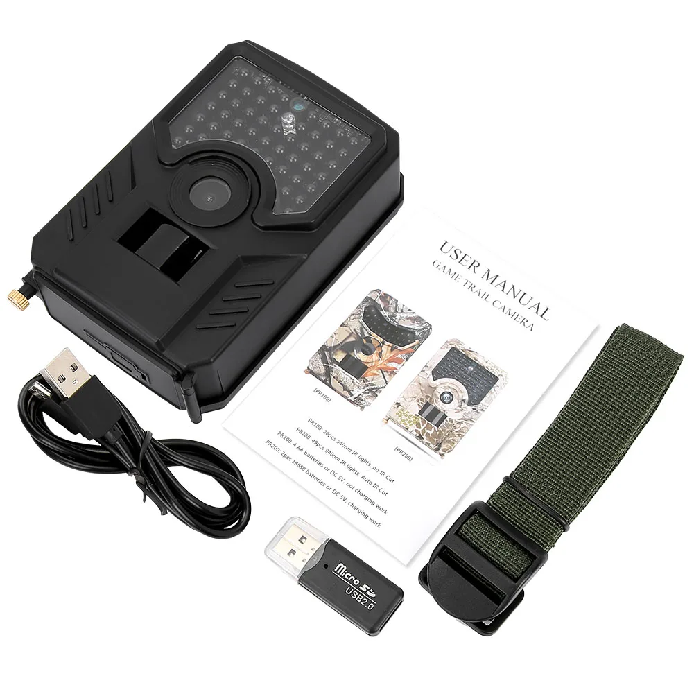

Outdoor Waterproof 1080P 12MP Hunting Trail Camera Wildelife Infrared Photo Trap Camcorder