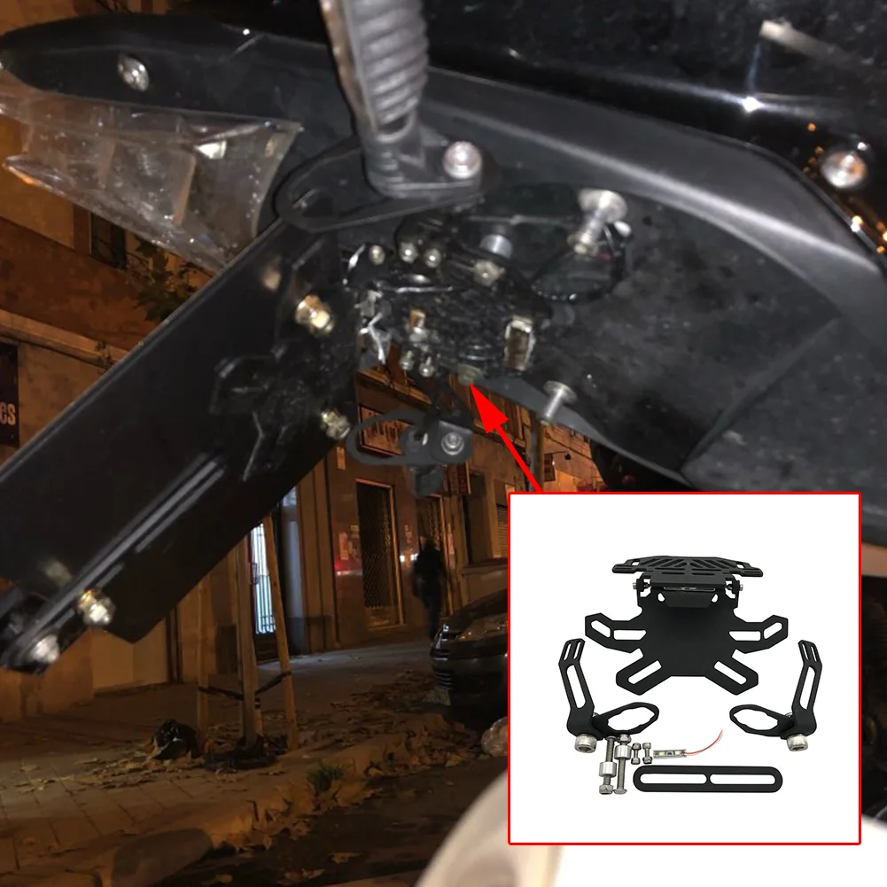 CNC мотоциклетные задние номерные знаки держатель кронштейн для Kawasaki ZX6R Z800 Z750 Z1000