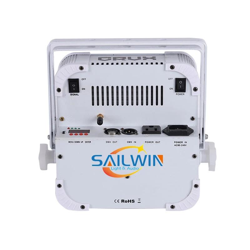 9X18W RGBWA УФ Беспроводной DMX вверх светильник ing Батарея работает Wi-Fi и IRC