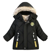 warm baby kids boy coats winter fashion children jackets hooded thick outerwear toddler children overcoat parkas 2 3 4 5 years