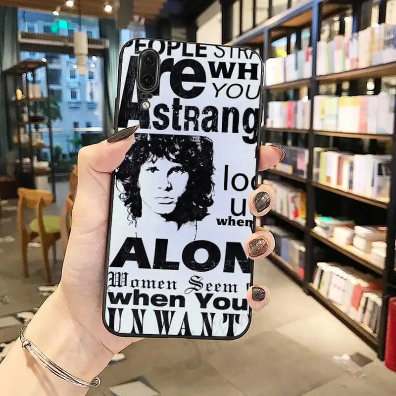

The doors JIM MORRISON band Anti-fall mobile Phone Case For Huawei honor Mate P 10 20 30 40 Pro 10i 9 10 20 8 x Lite
