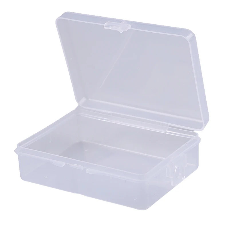 

Hot! Multipurpose Transparent Plastic Storage Box Clear Square Box 9cm*6.5cm*3cm