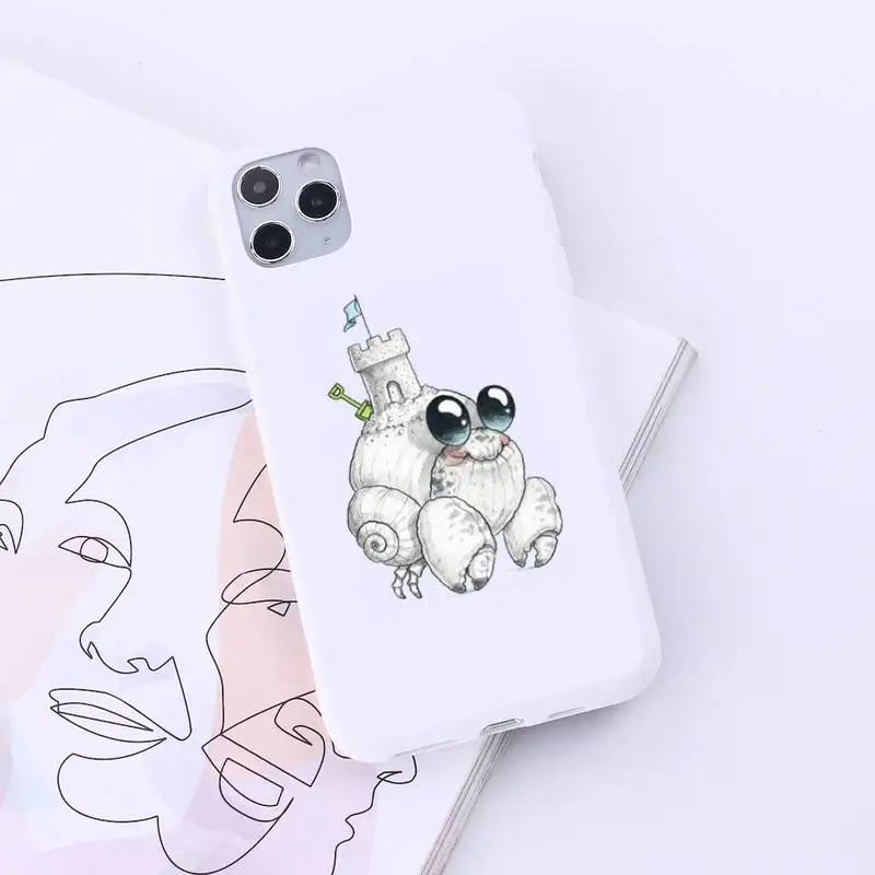 

Cute cartoon funny animal aesthetics Phone Case Candy Color for iPhone 6 7 8 11 12 s mini pro X XS XR MAX Plus