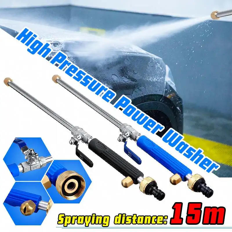 

Portable High-pressure Water Gun For Cleaning Car Wash Machine Garden Watering Hose Nozzle Sprinkler Foam Water Gun Car Cleaning
