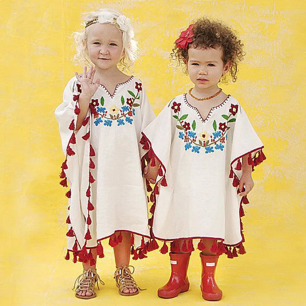 Детское пляжное полотенце накидка с капюшоном для маленьких девочек льняное