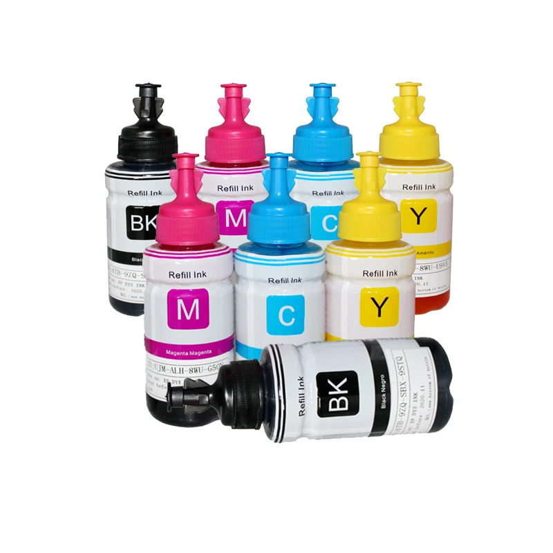 HTL 280 мл чернила для заправки чернил совместимые с epson L200 L210 L222 L100 L110 L120 L132 L550 L555 L300