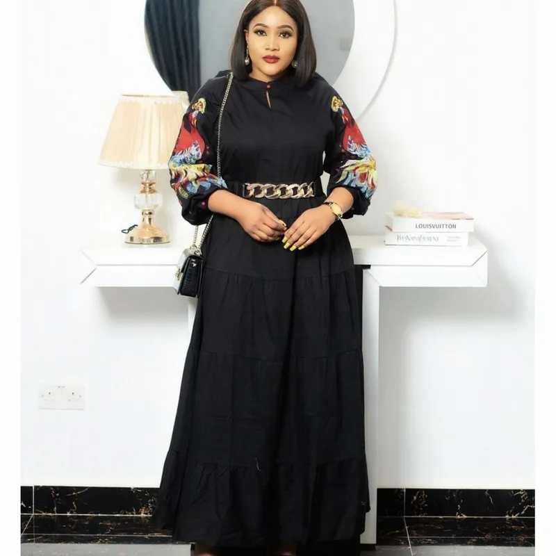 ИД Мубарак Кафтан Абая Дубай Турция мусульманское платье Исламская одежда макси