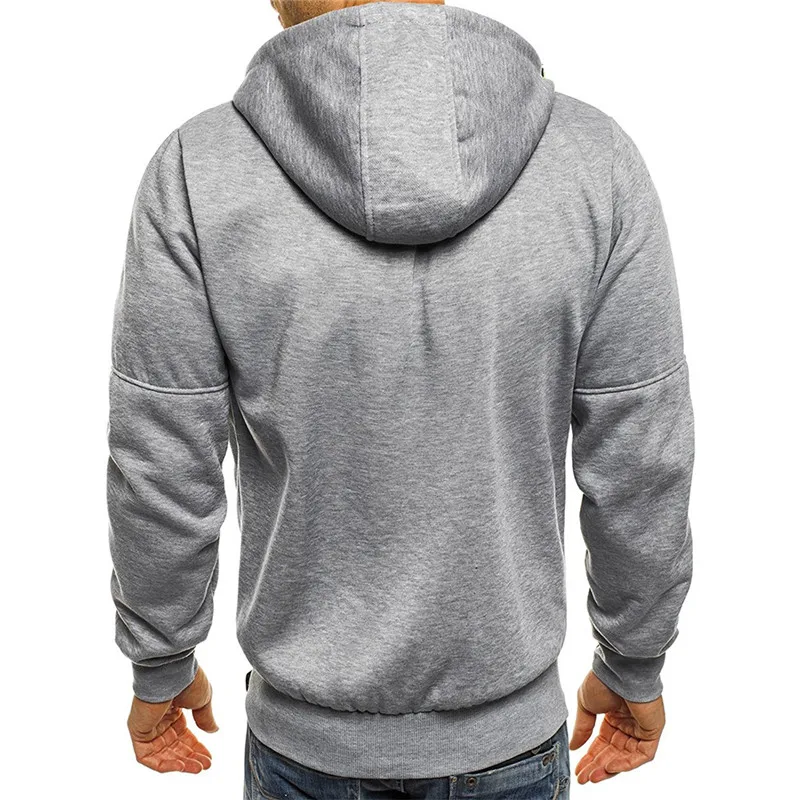 

jackets men autumn casual sweatshirt fashion Hip hop hooded jacket men Solid Fleece zipper coats men Winter Jacket