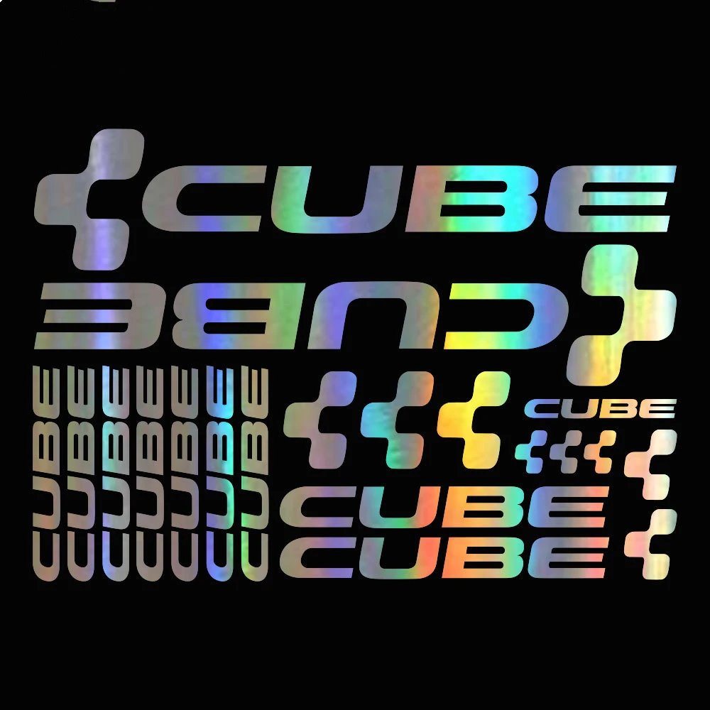 Креативные автомобильные стикеры Kit Cube Adesivi Bici, наклейки для велосипеда Mtb Bdc, Аксессуары для велосипеда, 15 см * 10 см