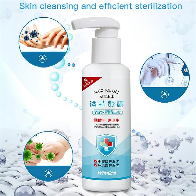 5 бутылок 100 мл моментальный распылитель антибактериального средства для рук Gel