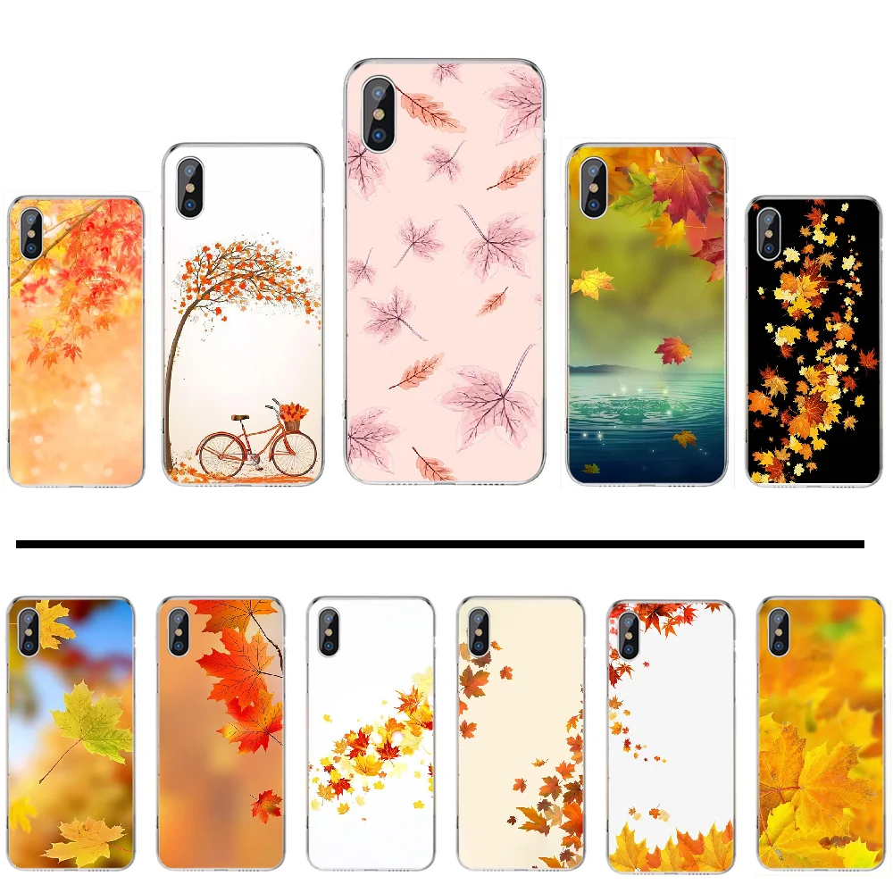 Чехол для телефона с осенними листьями и змеями чехол iphone 4 4s 5 5s 5c se 6 6s 7 8 plus x xs xr 11