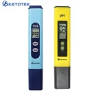 Цифровой PH-метр 0,00-14,0, TDS-тестер 1-9990PPM, титановый зонд, монитор для аквариума, бассейна с автоматической калибровкой