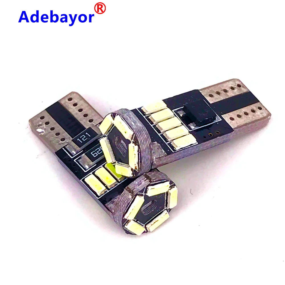 14 шт. T10 W5W 194 4014 SMD СВЕТОДИОДНЫЙ Canbus 15 светодиодный лампы без ошибок автомобильный