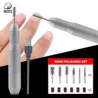 noq portable electric 20000rpm nail grinding drill pen machine kits manicure pedicure machine bits nail file nail art tools